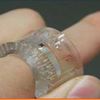 A flexible circuit maintains stable performance while bent around a finger. A flexible circuit maintains stable performance while bent around a finger.