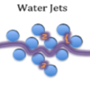 Figure 2: Discharge propagation modes in reactor Reactor discharge propagation modes with powered electrode water jets