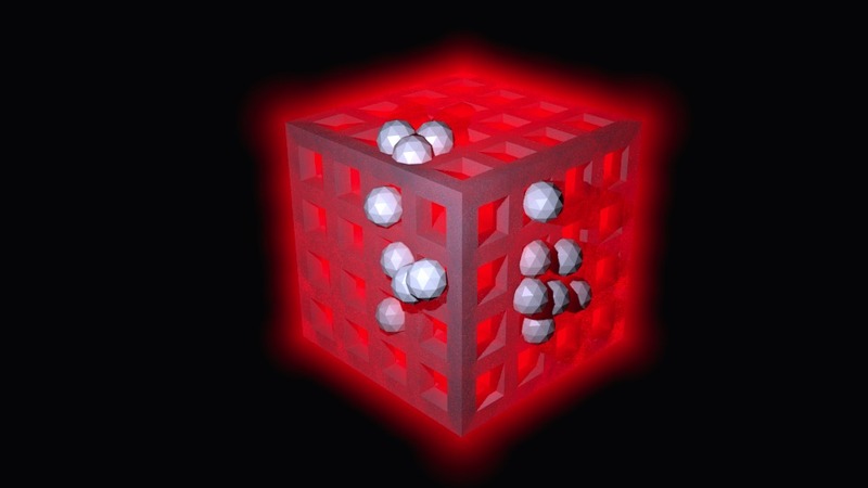 Cells growing on 3D scaffold